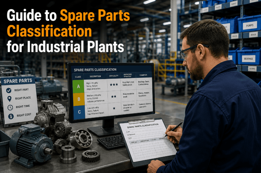 guide-to-spare-parts-classification-for-industrial-plants