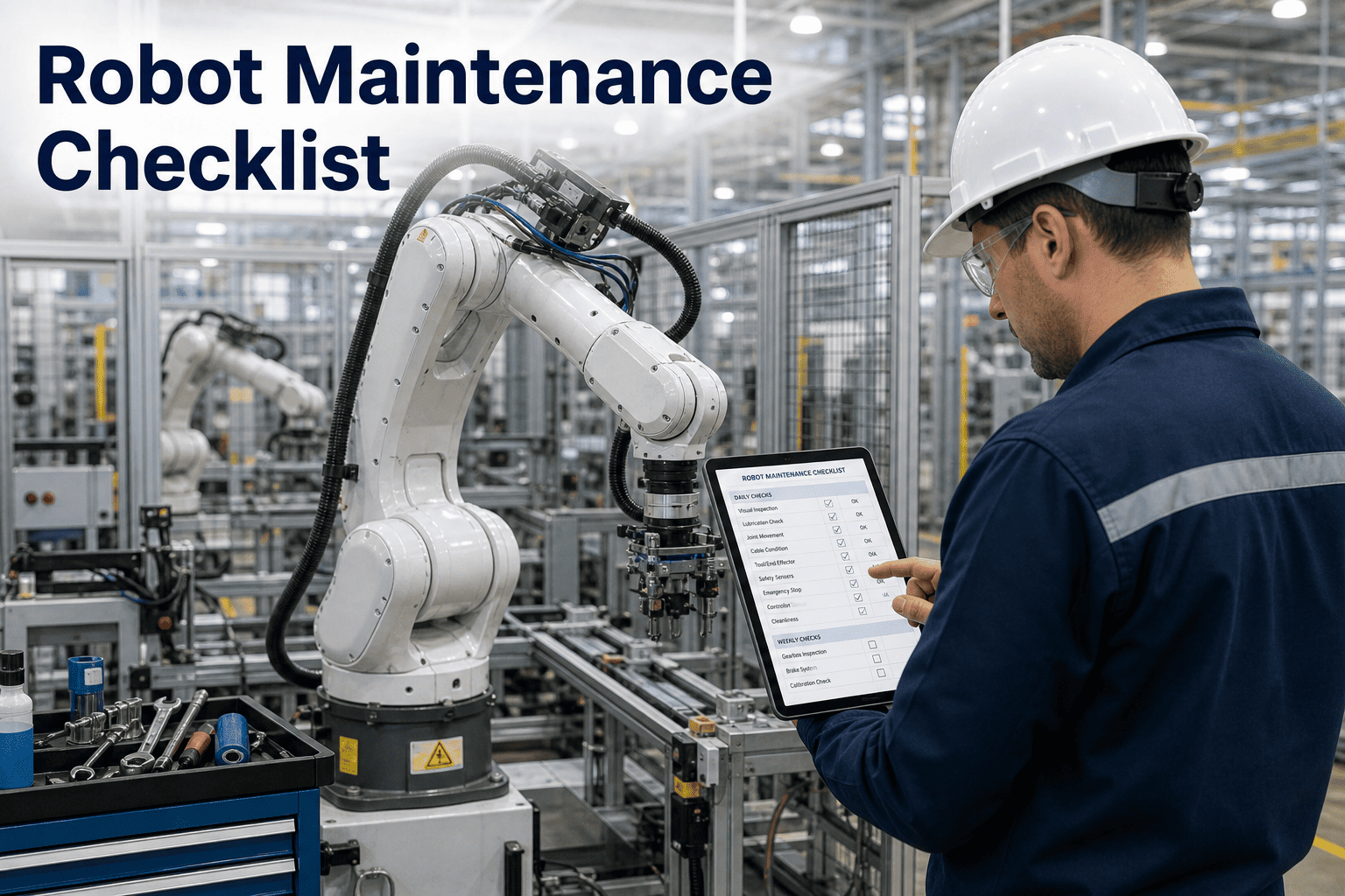industrial-robot-cobot-maintenance-checklist