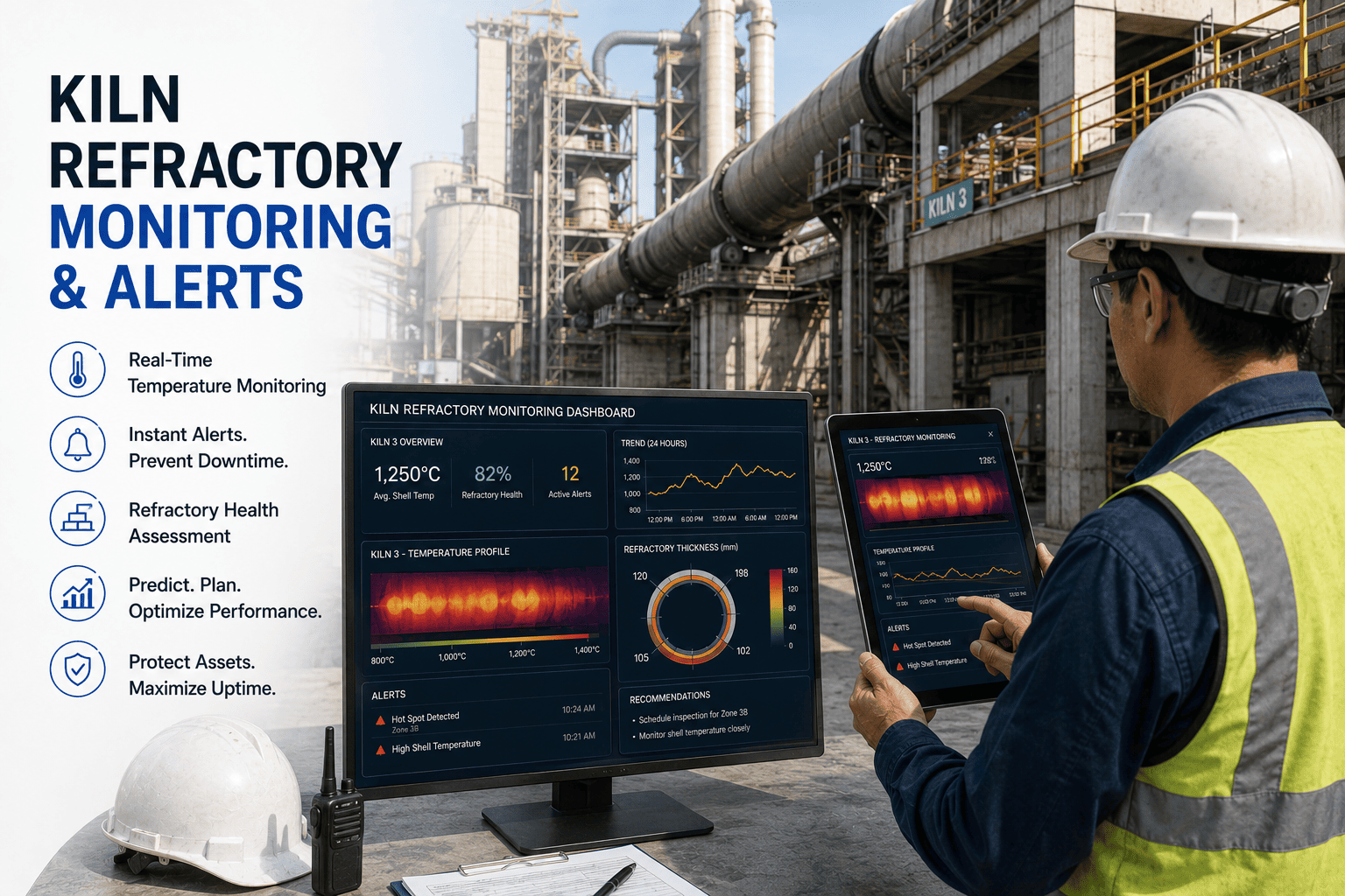kiln-refractory-monitorings