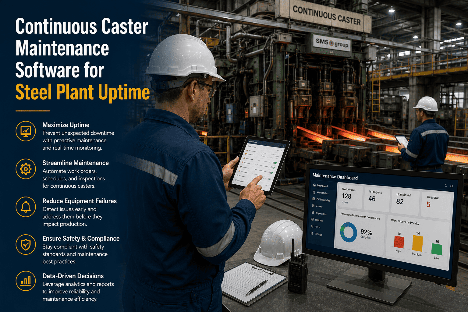 steel-plant-continuous-caster-maintenance-software