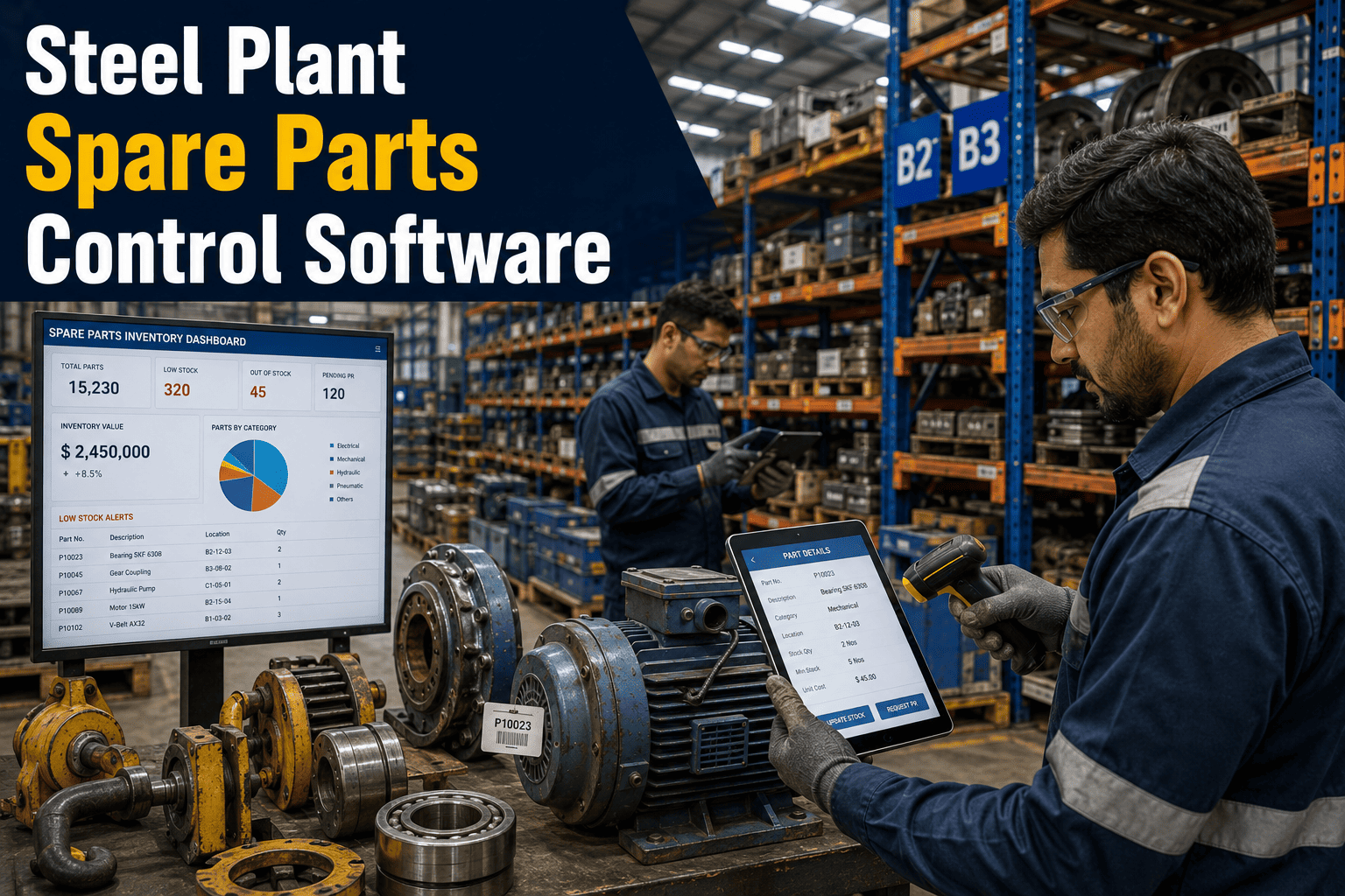 steel-plant-spare-parts-control